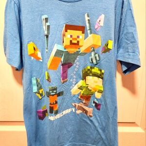 Kids Blue Graphic T-Shirt